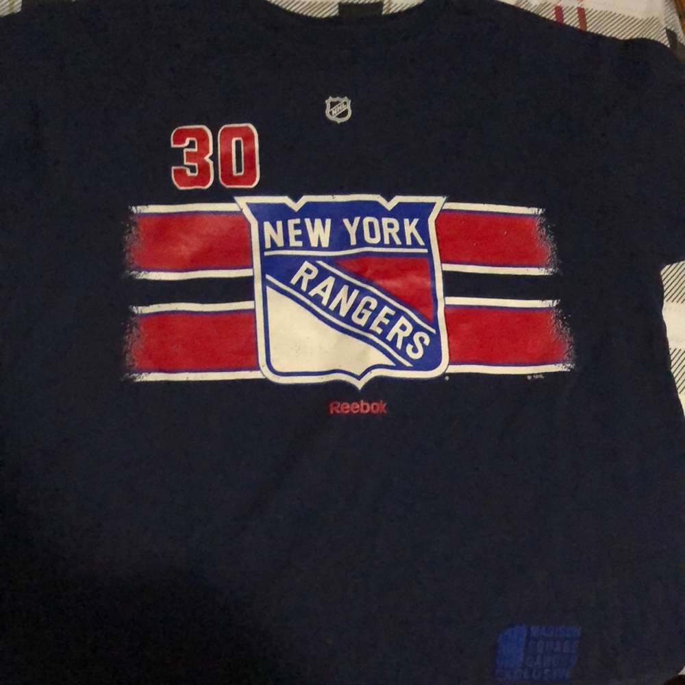 New York Rangers Lundqvist shirt